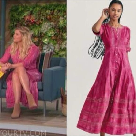 LoveShackFancy Edie Lace Short Sleeve Shirt Dress, NWT, Size XS - Picture 14 of 15